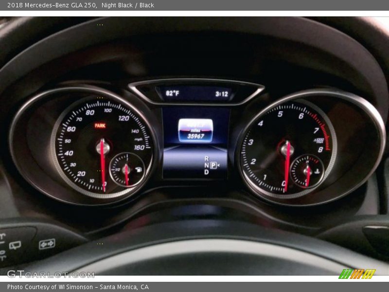 Night Black / Black 2018 Mercedes-Benz GLA 250