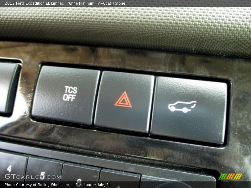 White Platinum Tri-Coat / Stone 2013 Ford Expedition EL Limited
