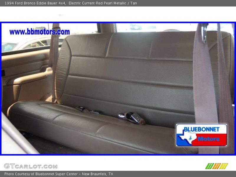 Electric Current Red Pearl Metallic / Tan 1994 Ford Bronco Eddie Bauer 4x4