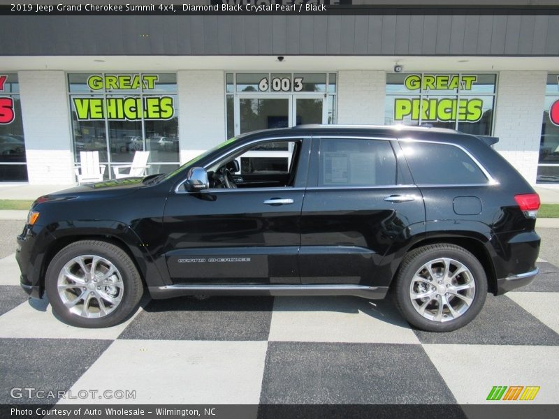 Diamond Black Crystal Pearl / Black 2019 Jeep Grand Cherokee Summit 4x4