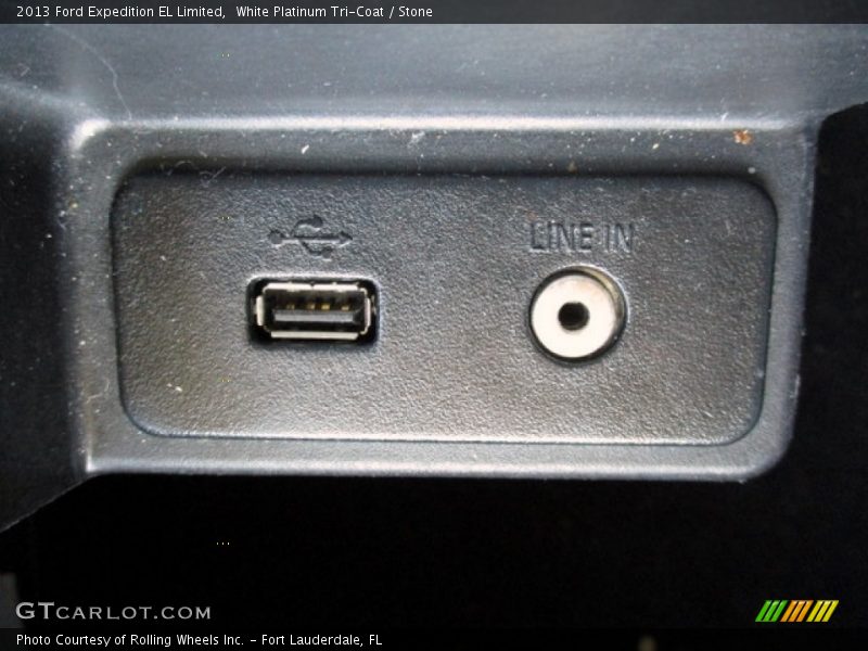 White Platinum Tri-Coat / Stone 2013 Ford Expedition EL Limited