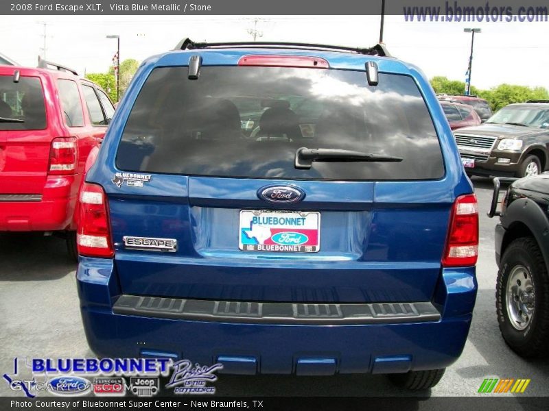 Vista Blue Metallic / Stone 2008 Ford Escape XLT
