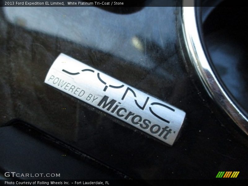 White Platinum Tri-Coat / Stone 2013 Ford Expedition EL Limited