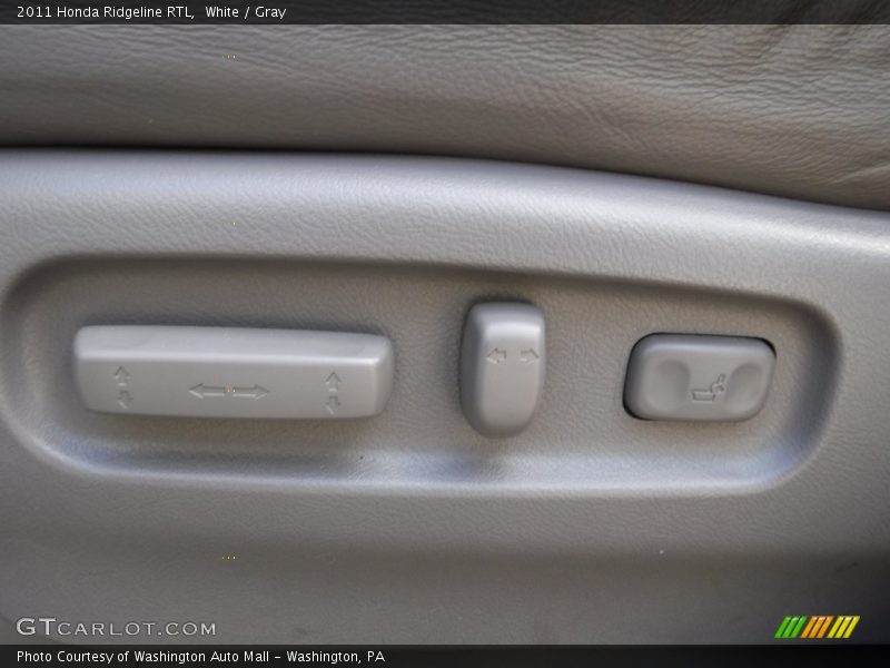 White / Gray 2011 Honda Ridgeline RTL