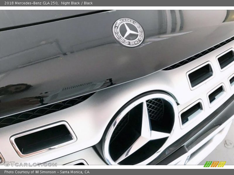 Night Black / Black 2018 Mercedes-Benz GLA 250