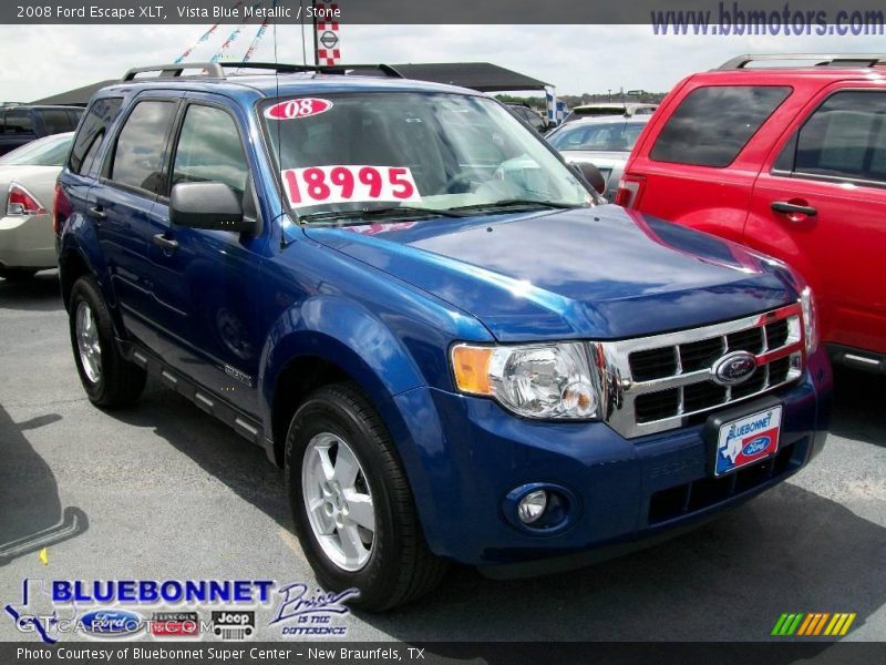 Vista Blue Metallic / Stone 2008 Ford Escape XLT