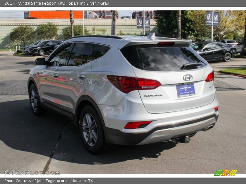 Sparkling Silver / Gray 2017 Hyundai Santa Fe Sport FWD