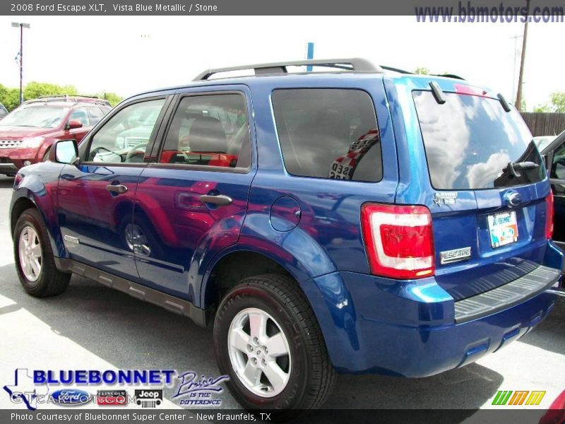 Vista Blue Metallic / Stone 2008 Ford Escape XLT