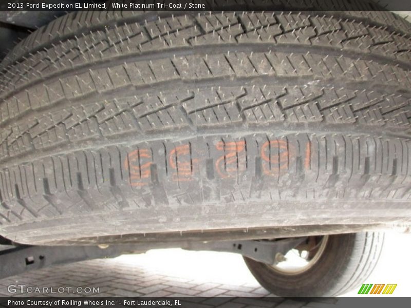 White Platinum Tri-Coat / Stone 2013 Ford Expedition EL Limited