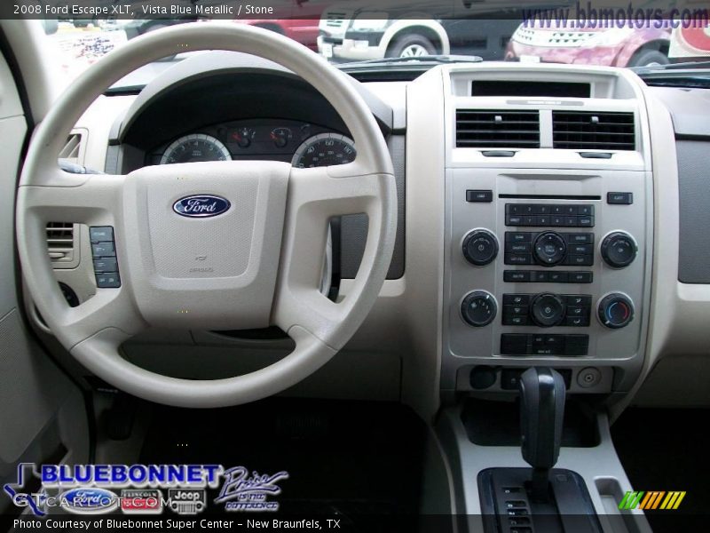 Vista Blue Metallic / Stone 2008 Ford Escape XLT