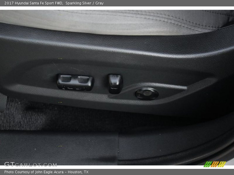 Sparkling Silver / Gray 2017 Hyundai Santa Fe Sport FWD