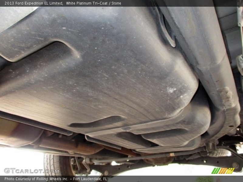 White Platinum Tri-Coat / Stone 2013 Ford Expedition EL Limited