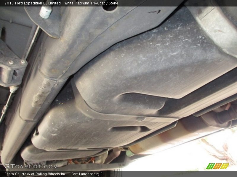 White Platinum Tri-Coat / Stone 2013 Ford Expedition EL Limited