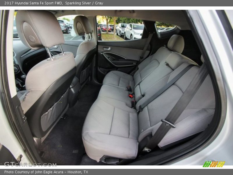 Sparkling Silver / Gray 2017 Hyundai Santa Fe Sport FWD