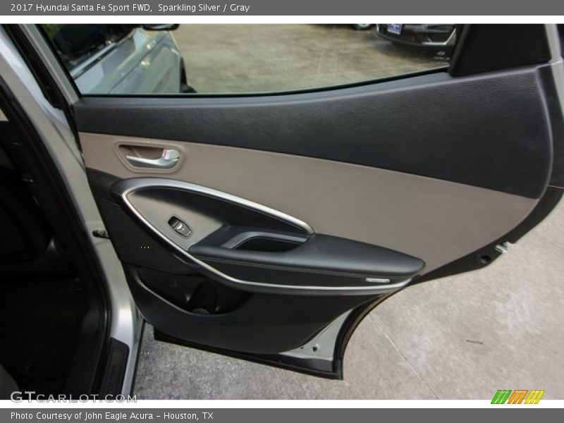 Sparkling Silver / Gray 2017 Hyundai Santa Fe Sport FWD