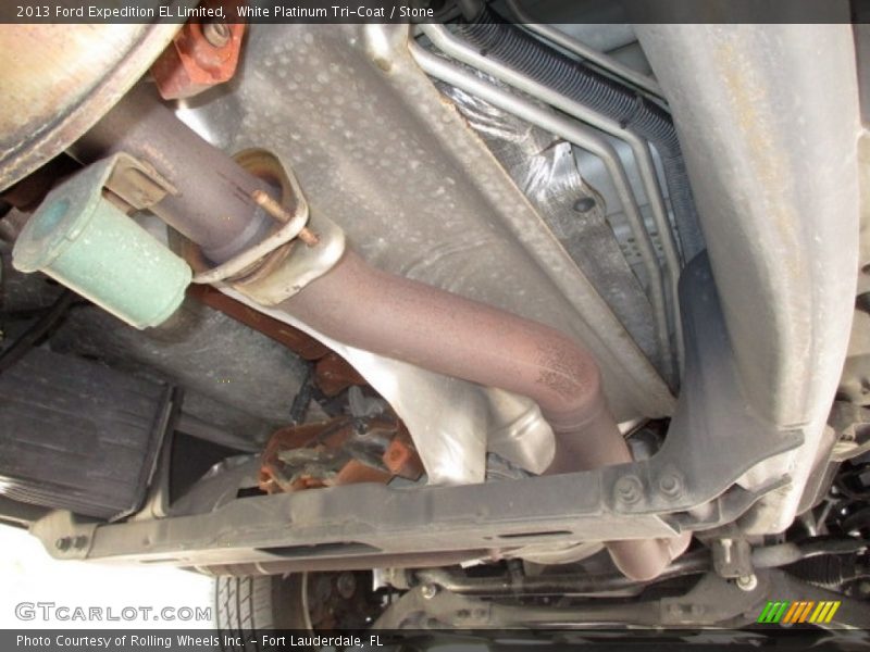 White Platinum Tri-Coat / Stone 2013 Ford Expedition EL Limited