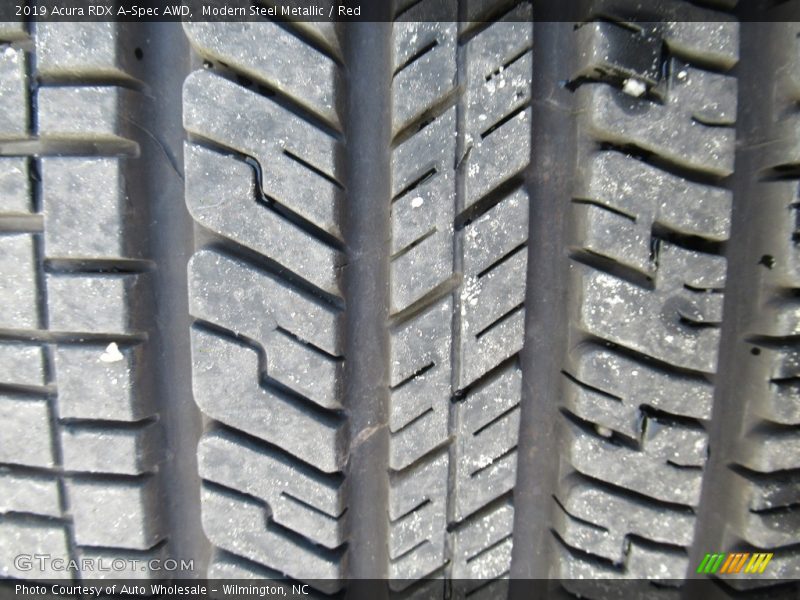 Modern Steel Metallic / Red 2019 Acura RDX A-Spec AWD