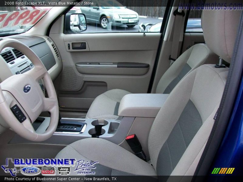 Vista Blue Metallic / Stone 2008 Ford Escape XLT