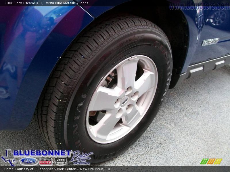 Vista Blue Metallic / Stone 2008 Ford Escape XLT