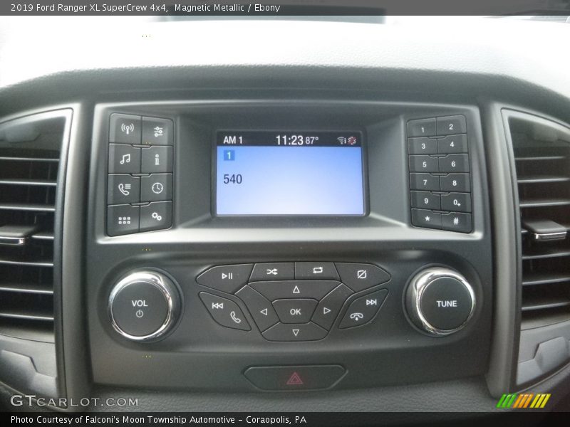 Magnetic Metallic / Ebony 2019 Ford Ranger XL SuperCrew 4x4