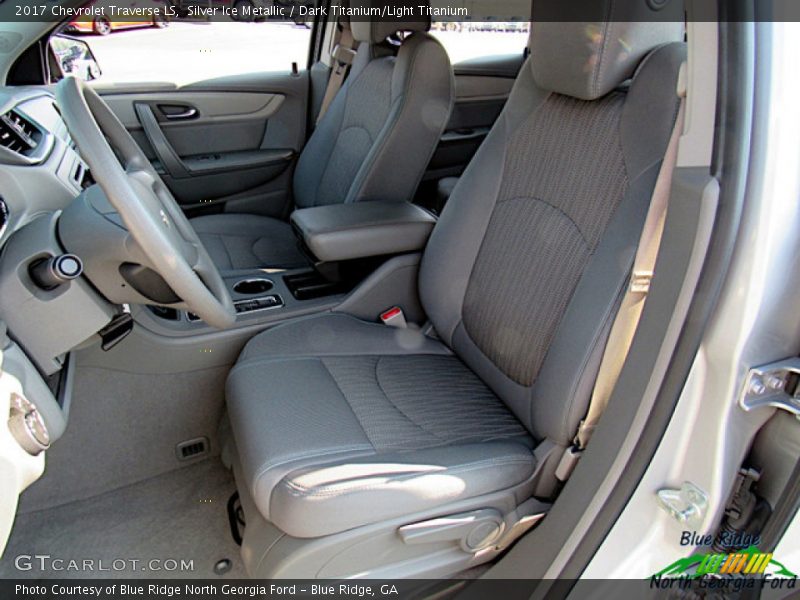 Silver Ice Metallic / Dark Titanium/Light Titanium 2017 Chevrolet Traverse LS