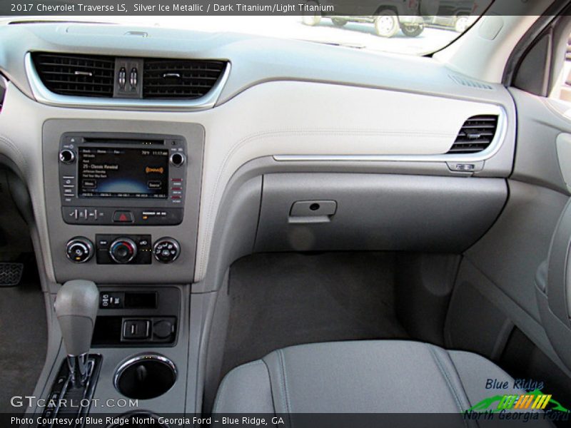 Silver Ice Metallic / Dark Titanium/Light Titanium 2017 Chevrolet Traverse LS