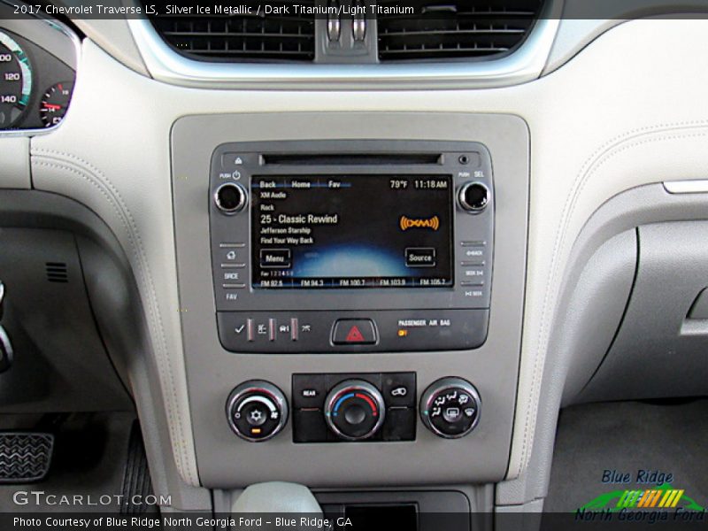 Silver Ice Metallic / Dark Titanium/Light Titanium 2017 Chevrolet Traverse LS