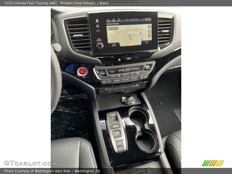 Modern Steel Metallic / Black 2020 Honda Pilot Touring AWD