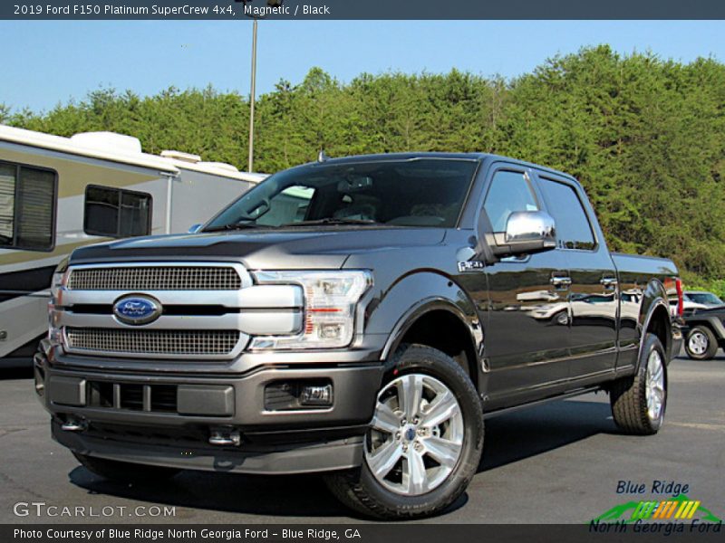Magnetic / Black 2019 Ford F150 Platinum SuperCrew 4x4