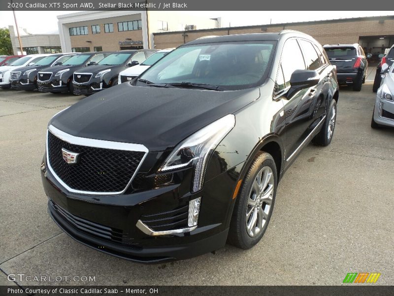 Stellar Black Metallic / Jet Black 2020 Cadillac XT5 Sport AWD