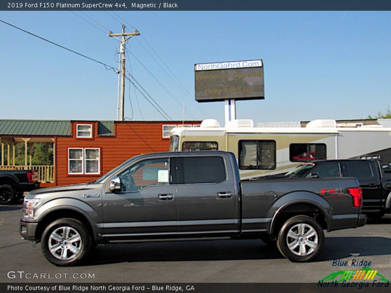 Magnetic / Black 2019 Ford F150 Platinum SuperCrew 4x4