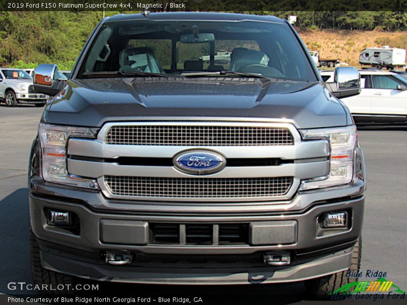 Magnetic / Black 2019 Ford F150 Platinum SuperCrew 4x4
