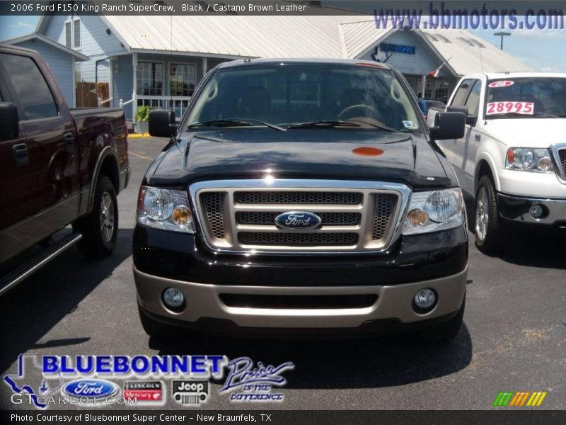 Black / Castano Brown Leather 2006 Ford F150 King Ranch SuperCrew