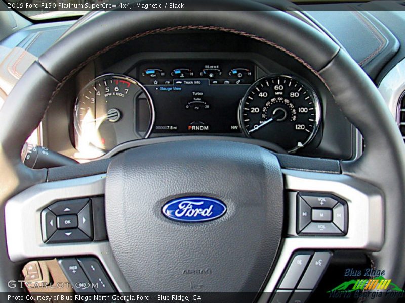 Magnetic / Black 2019 Ford F150 Platinum SuperCrew 4x4