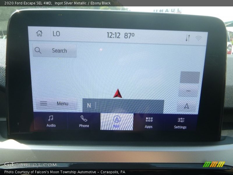 Ingot Silver Metallic / Ebony Black 2020 Ford Escape SEL 4WD