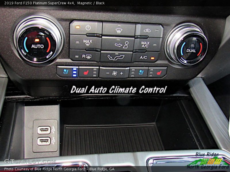 Magnetic / Black 2019 Ford F150 Platinum SuperCrew 4x4