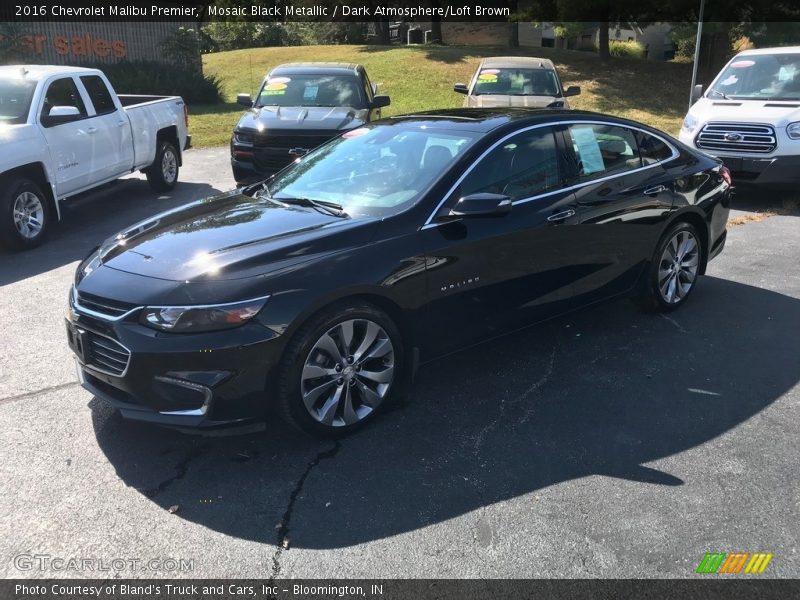 Mosaic Black Metallic / Dark Atmosphere/Loft Brown 2016 Chevrolet Malibu Premier