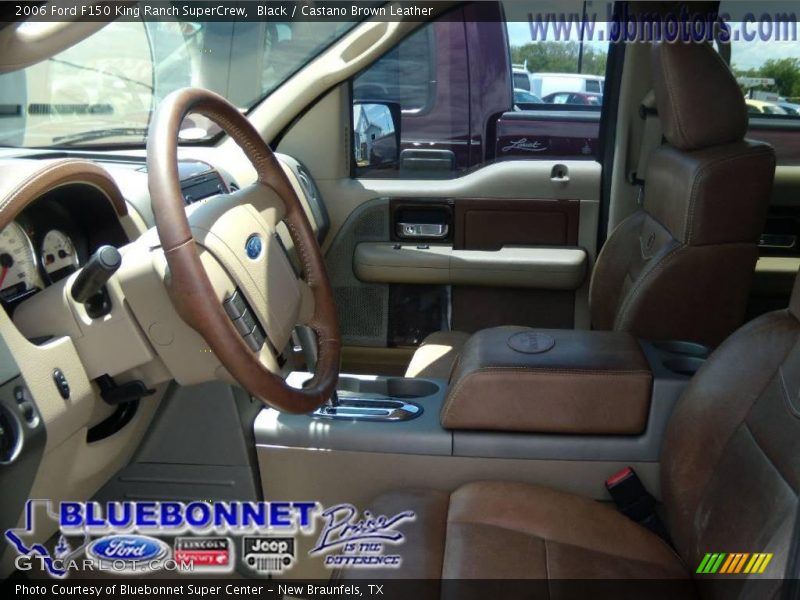 Black / Castano Brown Leather 2006 Ford F150 King Ranch SuperCrew