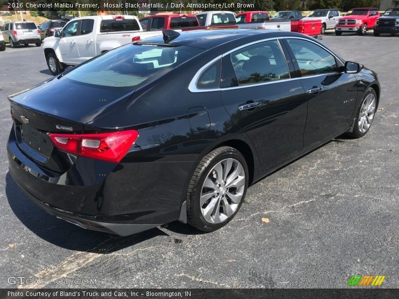Mosaic Black Metallic / Dark Atmosphere/Loft Brown 2016 Chevrolet Malibu Premier