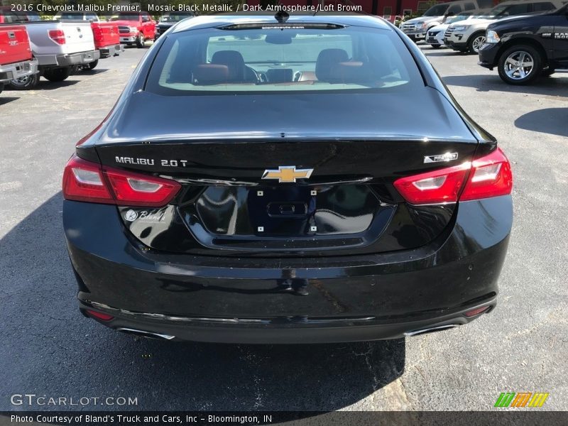 Mosaic Black Metallic / Dark Atmosphere/Loft Brown 2016 Chevrolet Malibu Premier