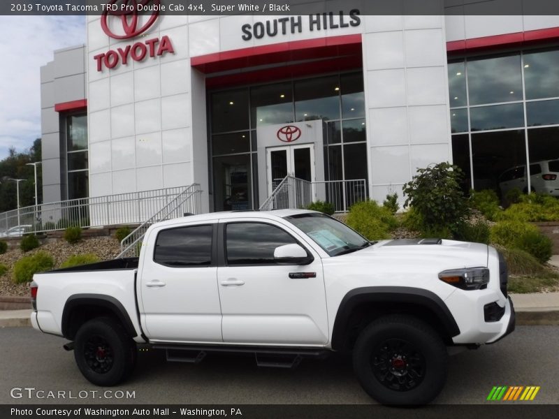 Super White / Black 2019 Toyota Tacoma TRD Pro Double Cab 4x4