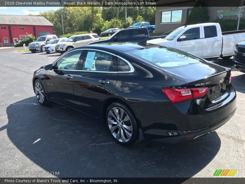 Mosaic Black Metallic / Dark Atmosphere/Loft Brown 2016 Chevrolet Malibu Premier