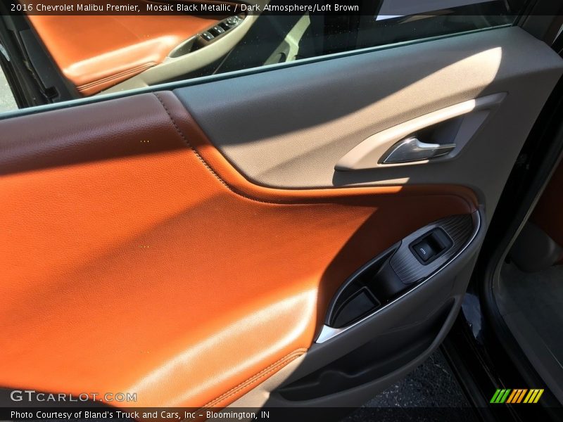 Mosaic Black Metallic / Dark Atmosphere/Loft Brown 2016 Chevrolet Malibu Premier
