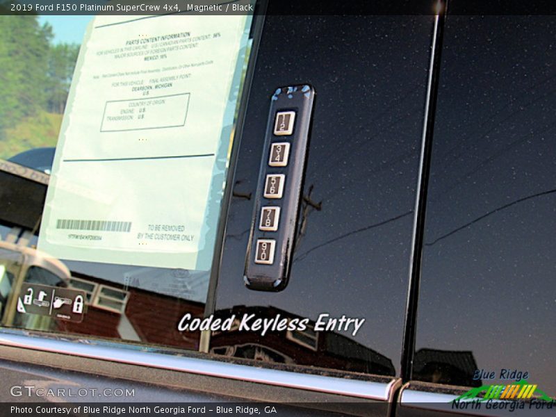 Magnetic / Black 2019 Ford F150 Platinum SuperCrew 4x4
