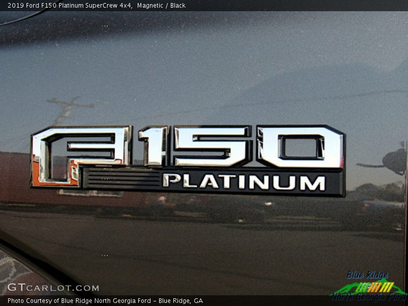 Magnetic / Black 2019 Ford F150 Platinum SuperCrew 4x4