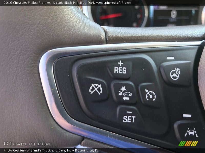 Mosaic Black Metallic / Dark Atmosphere/Loft Brown 2016 Chevrolet Malibu Premier