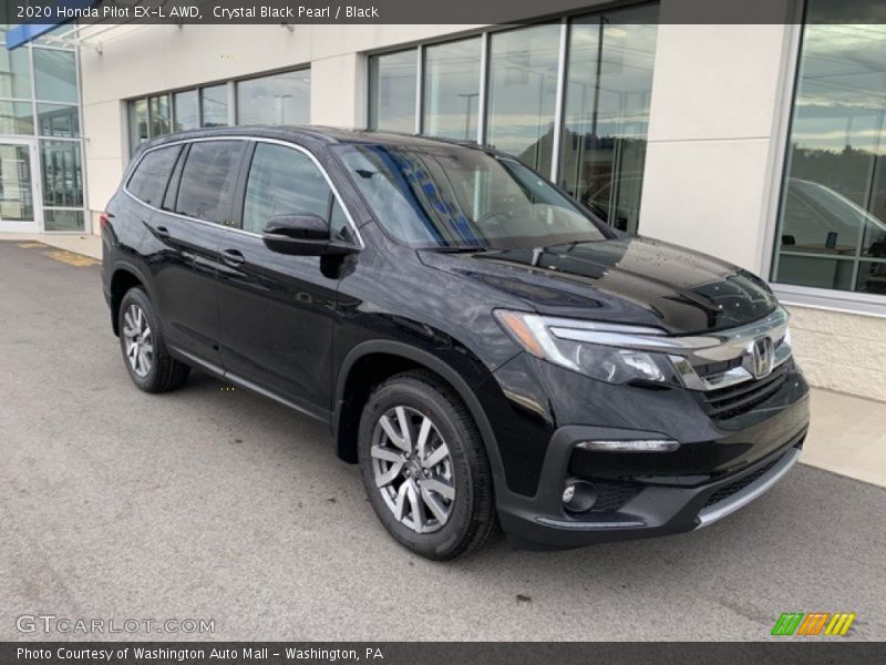 Crystal Black Pearl / Black 2020 Honda Pilot EX-L AWD