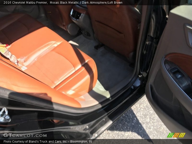 Mosaic Black Metallic / Dark Atmosphere/Loft Brown 2016 Chevrolet Malibu Premier