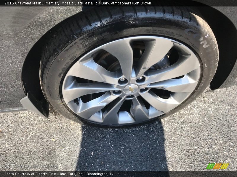 Mosaic Black Metallic / Dark Atmosphere/Loft Brown 2016 Chevrolet Malibu Premier