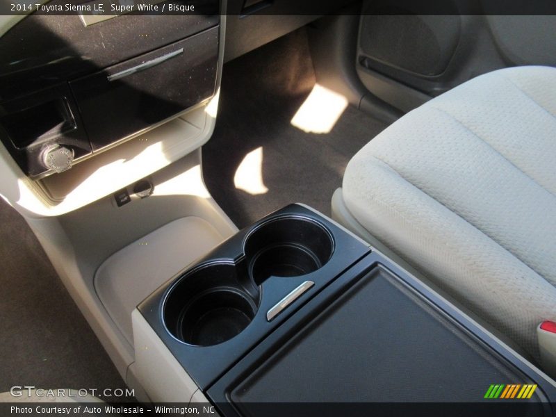 Super White / Bisque 2014 Toyota Sienna LE
